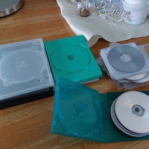DVD Blank Discs DVD Cases Bundle